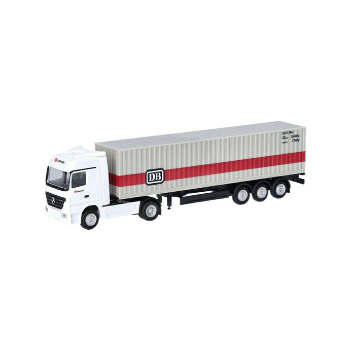 Herpa Deutsche Bahn Mercedes Benz Actros コンテナセミトレーラー 066846/ Herpa 1/120  模型