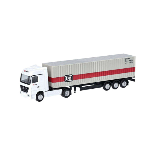 Herpa Deutsche Bahn Mercedes Benz Actros コンテナセミトレーラー 066846/ Herpa 1/120  模型