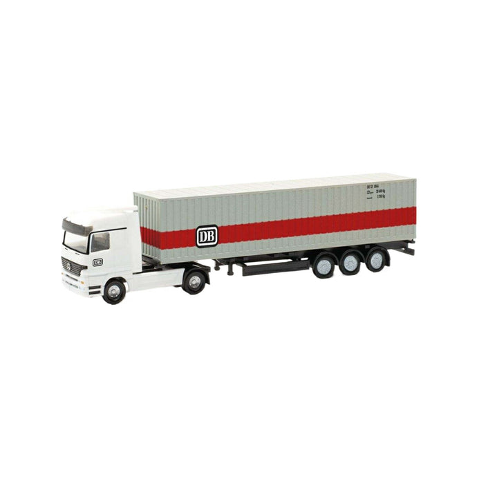 Herpa Deutsche Bahn Mercedes Benz Actros コンテナセミトレーラー Spur N 066853/ Herpa 1/160  模型