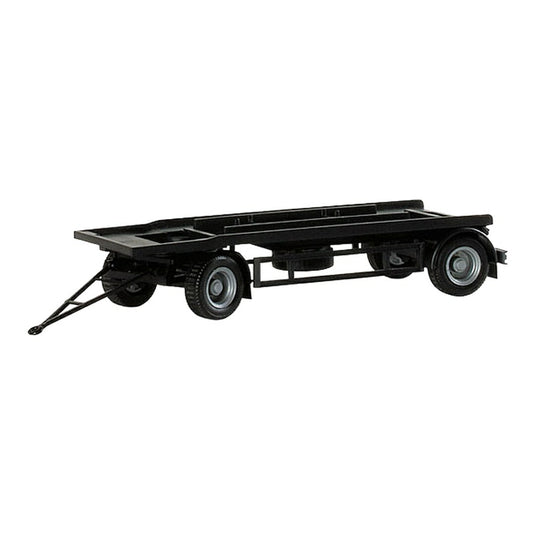 Trailer For Roll-Off Container Black Al / Herpa 1/87 模型