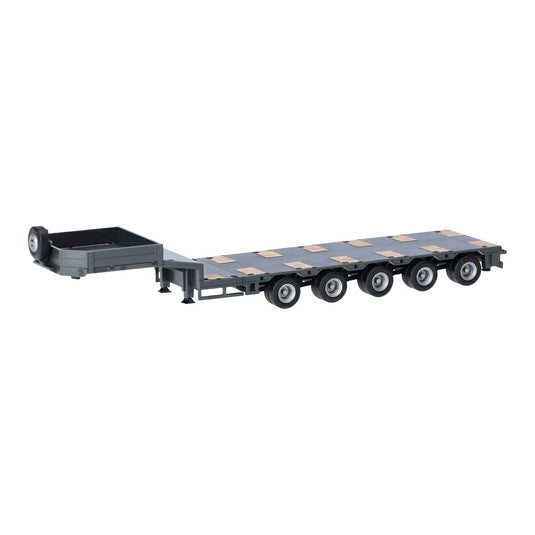ゴールドホファー 5軸 ローローダー ブラック 重機運搬車 / Herpa 1/87 トラック模型