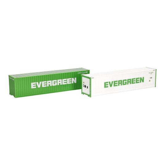 Evergreen 40ft コンテナセット / Herpa 1/87 ミニカー トラック模型