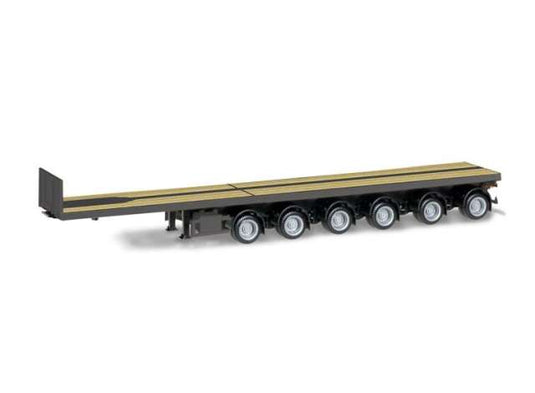 Nooteboom バラストトレーラー 6軸 グレー ヘルパ 1/87 トラックパーツ / Herpa 1/87 建機