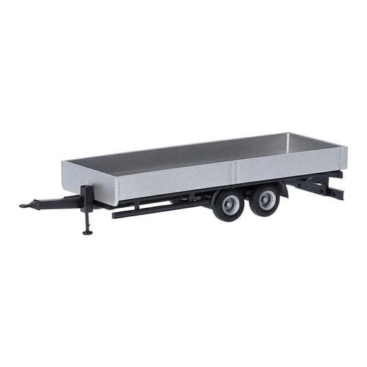 tandem trailer 2 axles silver 076920-002