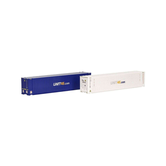 Herpa Unit45 コンテナセット 2x 45ft 076937-002/ Herpa 1/87  模型