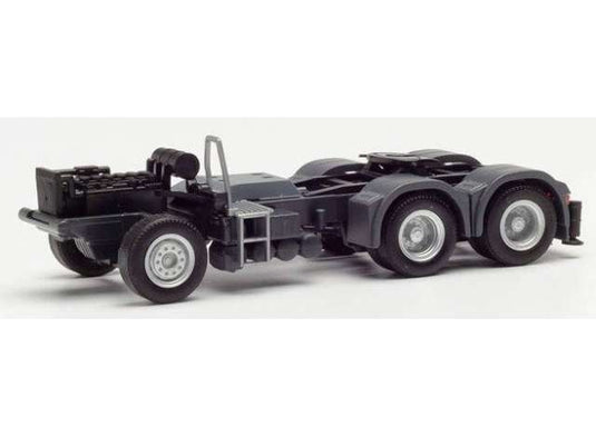 MAN TGX 6x4 クレーンアタッチメント付 シャシー ブラック ヘルパ 1/87 / Herpa 1/87 建機
