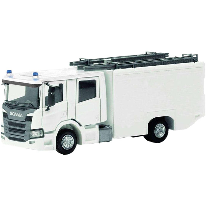 スカニア クルーキャブ 消防車 2台セット / Herpa 1/87 建設機械模型 工事車両