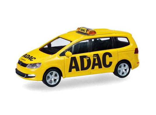フォルクスワーゲン シャラン ADAC ロードサービス イエロー ヘルパ / Herpa 1/87 ミニカー