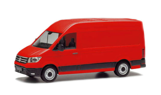 Volkswagenフォルクスワーゲン Crafterクラフター バン レッド 働く車 模型 モデル / Herpa 1/87 ミニカー 模型