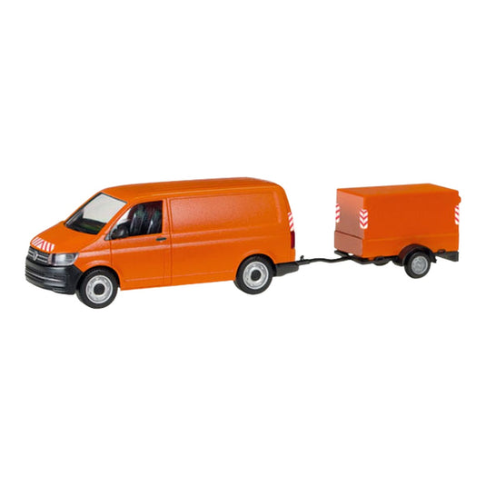 VWフォルクスワーゲン T6 Van with TrailerAll or Most / Herpa 1/87 模型
