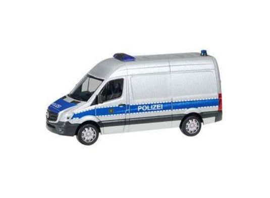 メルセデスベンツ スプリンター ザクセン州警察 警察車両 ブルー/シルバー / Herpa 1/87 ミニカー