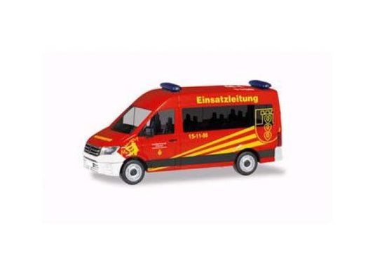 フォルクスワーゲン クラフター ゴスラー消防署 消防車 レッド 働く車 / Herpa 1/87 ミニカー