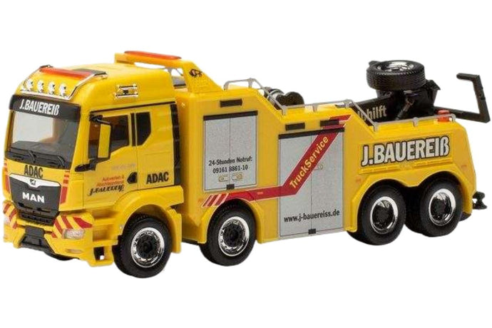 Bauereiss MAN TGS TM 41.510 レッカー Empl レッカー / Herpa 1/87 建設機械模型 工事車両