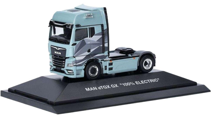 100% Electric MAN eTGX GX ZYHE095 9438 トラクタ / Herpa 1/87 建設機械模型 工事車両