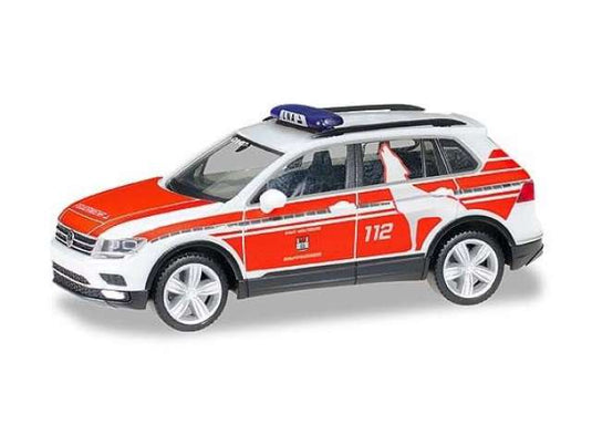 フォルクスワーゲン ティグアン ウォルフスブルク消防署 ドクターカー 救急 / Herpa 1/87 ミニカー