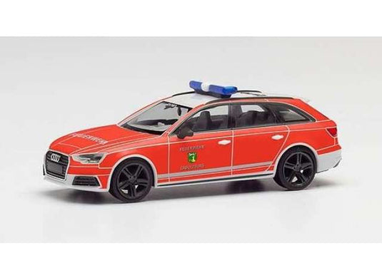 アウディ A4 アバント カドルツブルク消防署 消防車 働く車 ヘルパ / Herpa 1/87 ミニカー