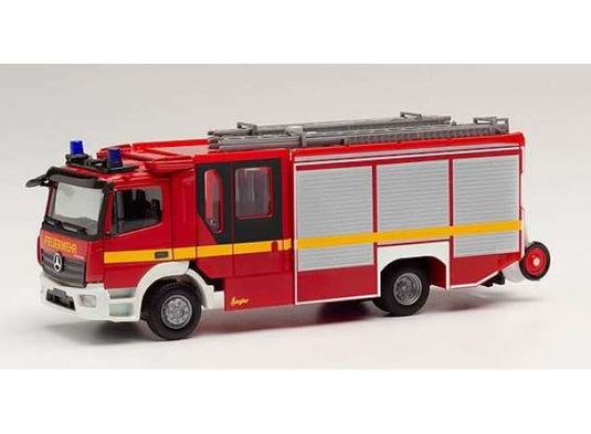 Mercedes Benz Atego Ziegler Z-Cab 消防隊 レッド/Herpa 1/87ミニカー