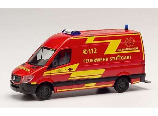 メルセデスベンツ スプリンター シュトゥットガルト青年消防団 消防車 ヘルパ / Herpa 1/87 ミニカー