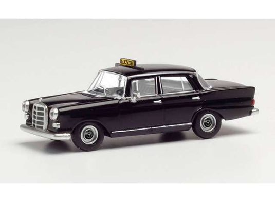 メルセデスベンツ 200 ハネベン タクシー ブラック ヘルパ 1/87 ミニカー / Herpa 1/87 ミニカー