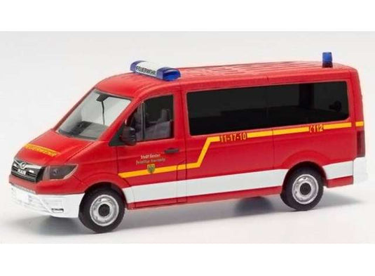MAN TGE ゴスラー消防署 消防車 レッド 働く車 ヘルパ 1/87 ミニカー / Herpa 1/87 ミニカー