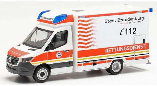 メルセデスベンツ スプリンター ブランデンブルク救急サービス 救急車 ヘルパ / Herpa 1/87 ミニカー