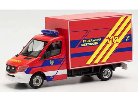 メルセデスベンツ スプリンター メッツィンゲン消防署 消防車 ヘルパ 1/87 / Herpa 1/87 ミニカー