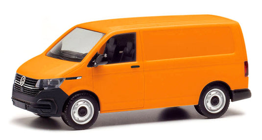 Volkswagenフォルクスワーゲン T6 カーゴバン オレンジ 働く車 模型 / Herpa 1/87 ミニカー 模型