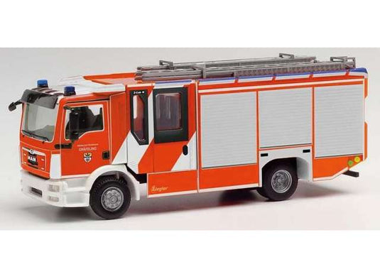 MAN TGM Ziegler Z-Cab 消防署 グレフェルフィン オレンジホワイトグレー/Herpa 1/87ミニカー