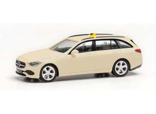 メルセデスベンツ Cクラス コンビ タクシー クリーム ヘルパ 1/87 / Herpa 1/87 ミニカー