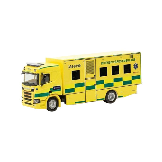 Herpa Intensivambulanse Scania CR NR ボックス 097512/ Herpa 1/87  模型