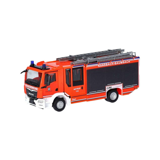 Herpa Feuerwehr Ransbach-Baumach MAN TM CC HLF 097680/ Herpa 1/87  模型
