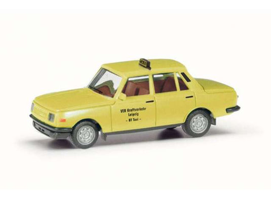 1985 ヴァルトブルク 353 ライプツィヒ タクシー イエロー ヘルパ 1/87 / Herpa 1/87 ミニカー