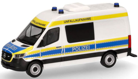 Mercedes-Benzメルセデスベンツ 事故調査車 警察車両 パトカー 働く車 模型 モデル / Herpa 1/87 ミニカー 模型