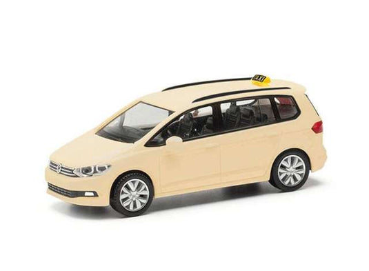 フォルクスワーゲン トゥーラン タクシー クリーム ヘルパ 1/87 ミニカー / Herpa 1/87 ミニカー
