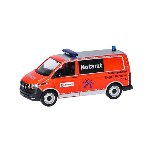 Herpa Rettungsdienst Region Hannover/Johanniter Volkswagen T6.1 バス NEF 097864/ Herpa 1/87  模型