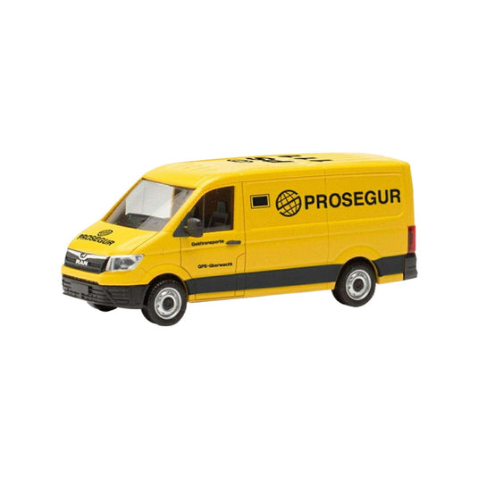 Herpa Prosegur Werttransporte MAN TGE ボックス フラットルーフ 097925/ Herpa 1/87  模型