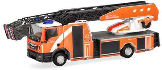 MAN TGM DLK Berliner Feuerwehr オレンジ／ホワイト/ Herpa  1/87 ミニカー