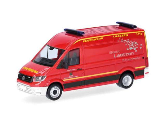 フォルクスワーゲン クラフター HD ラッツェン消防署 消防車 ヘルパ / Herpa 1/87 ミニカー