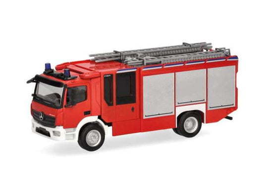 2013 メルセデスベンツ アテゴ Z-Cab 消防車 レッド/グレー ヘルパ / Herpa 1/87 ミニカー