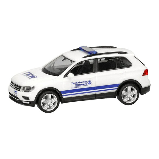 THW Gera Thueringen フォルクスワーゲン Tiguan SUV / Herpa 1/87 ミニカー