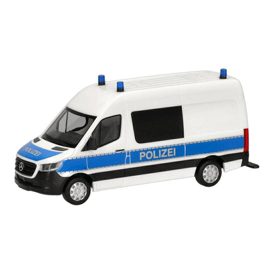 ノルトライン ヴェストファーレン警察 火災調査班 メルセデス・ベンツ スプリンター 2018 ハーフバス ハイルーフ 警察車両 / Herpa 1/87 ミニカー