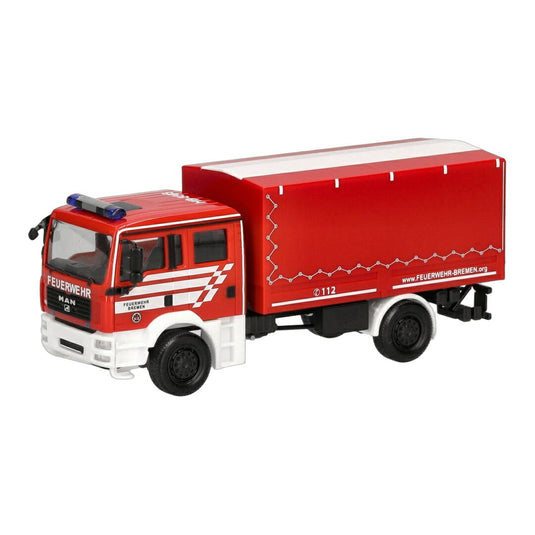ブレーメン消防 MAN TGA M 多目的車両 Dekon 消防車 / Herpa 1/87 トラック模型