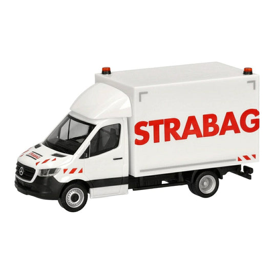 Strabag メルセデス・ベンツ スプリンター 18 ボックス バン 商用車 / Herpa 1/87 ミニカー