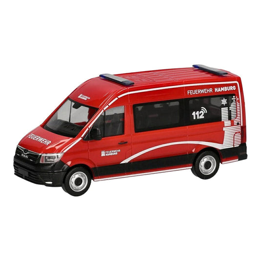 MAN TGE バス ハイルーフ ハンブルク消防局 / Herpa 1/87 ミニカー トラック模型