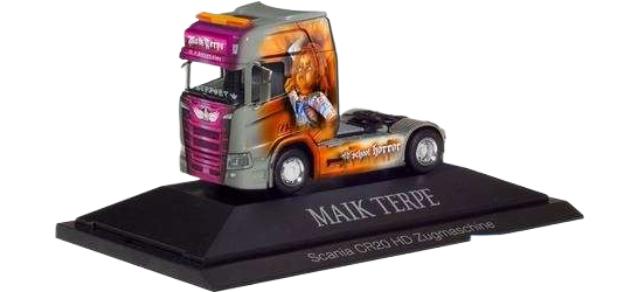 Maik Terpe Scania CR 20 ハイルーフ リジッド / Herpa 1/87 建設機械模型 工事車両