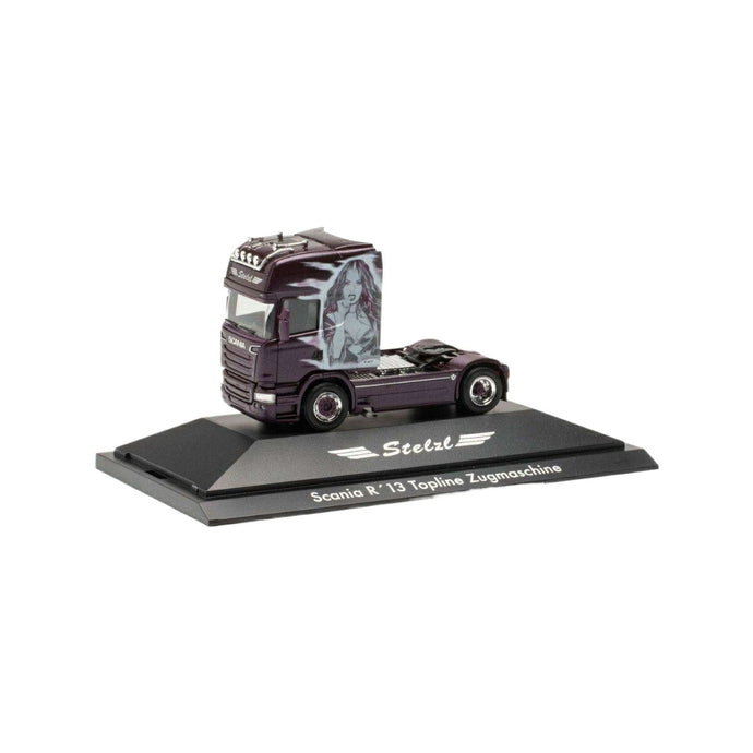 Stelzl Transporte Scania R13 Topline 111102 トラクタ / Herpa 1/87 建設機械模型 工事車両