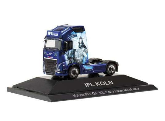 2020 Volvo FH Gl XL IFL ケルンナイトファイター 20年 IFL ブルー/Herpa 1/87ミニカー