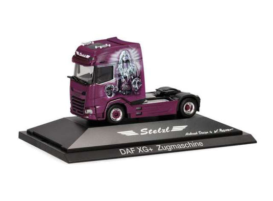 DAF XG+ Stelzl パープル トラクターヘッド ヘルパ 1/87 トラック / Herpa 1/87 ミニカー