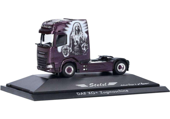 Stelzl DAF XG+ トラック / Herpa 1/87 建設機械模型 工事車両