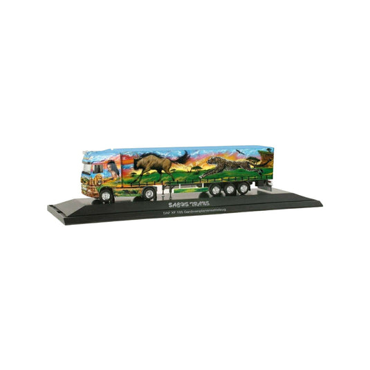 Herpa Sachs Trans DAF XF105 カーテン防水シートセミトレーラー 121255/ Herpa 1/87  模型